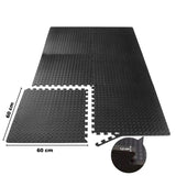NNEDSZ Verpeak Puzzle Gym Mat EVA Interlocking Foam Tiles with Border (Black)