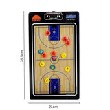 NNEDSZ VERPEAK Foldable Basketball Coaching Board with Magnetic Number Pieces & Marker Pen (Black)