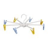 NNEDSZ [10-PACK] Round Umbrella Coat Hanger 8 clips