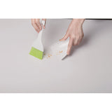 NNEDSZ [10-PACK] Desktop Sweep Set Table Small Broom White