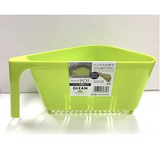 NNEDSZ [10-PACK] Single Handle Triangle Drain Basket Green