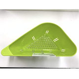 NNEDSZ [10-PACK] Single Handle Triangle Drain Basket Green