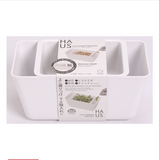 NNEDSZ [10-PACK] Double-layer Sliding Type Square Strainer Basket 1.5L