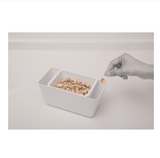NNEDSZ [10-PACK] Double-layer Sliding Type Square Strainer Basket 1.5L