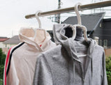 NNEDSZ [10-PACK] Hooded Clothes Special Hanger Three-dimensional Speed Dry