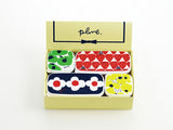 NNEDSZ [6-PACK] Plune Food Storage Box 4-Piece Set Suitable for Refrigerator and Microwave Oven( 2 Size available ) A