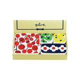 NNEDSZ [6-PACK] Plune Food Storage Box 4-Piece Set Suitable for Refrigerator and Microwave Oven( 2 Size available ) B