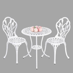 NNEDSZ 2 Seater Dominique Cast Aluminium Bistro Set