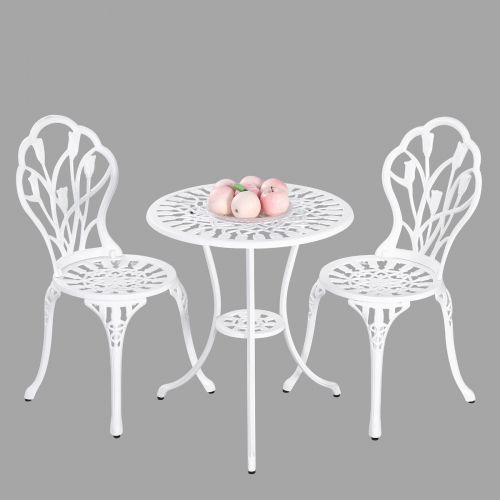 NNEDSZ 2 Seater Dominique Cast Aluminium Bistro Set