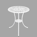NNEDSZ 2 Seater Dominique Cast Aluminium Bistro Set