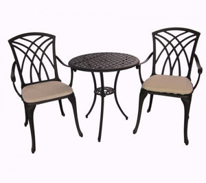 NNEDSZ MAURITIUS CAST ALUMINIUM 3 PCS SETTING