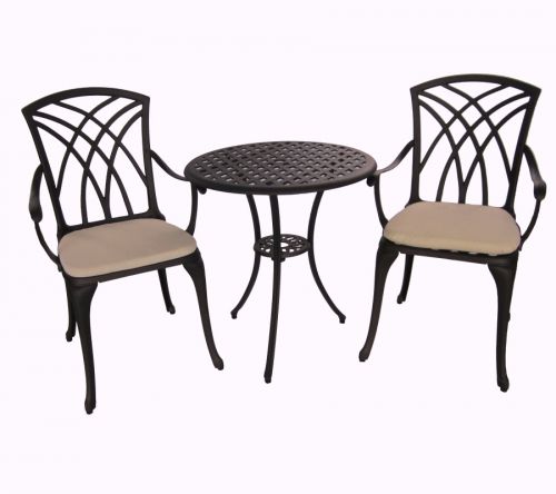NNEDSZ MAURITIUS CAST ALUMINIUM 3 PCS SETTING