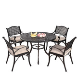 NNEDSZ Prato Cast Aluminium Dining Table