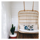 NNEDSZ Cushion Cover-With Piping-Palm Trees Natural-35cm x 50cm