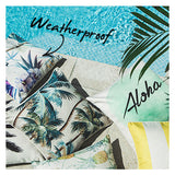 NNEDSZ Cushion Cover-With Piping-Palm Trees Natural-60cm x 60cm