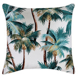 NNEDSZ Cushion Cover-With Piping-Palm Trees White-60cm x 60cm