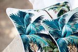 NNEDSZ Cushion Cover-With Piping-Palm Trees White-60cm x 60cm