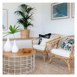 NNEDSZ Cushion Cover-Coastal Fringe Natural-Solid Natural-35cm x 50cm