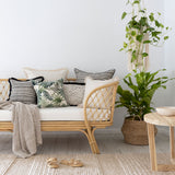NNEDSZ Cushion Cover-Coastal Fringe Natural-Solid Natural-45cm x 45cm