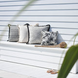 NNEDSZ Cushion Cover-Coastal Fringe Natural-Solid Natural-60cm x 60cm