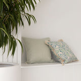 NNEDSZ Cushion Cover-With Piping-Zig Zag Sage-60cm x 60cm