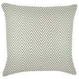 NNEDSZ Cushion Cover-With Piping-Zig Zag Sage-60cm x 60cm