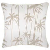 NNEDSZ Cushion Cover-With Piping-Tall-Palms-Beige-45cm x 45cm