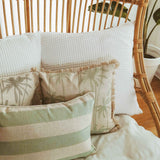NNEDSZ Cushion Cover-With Piping-Tall-Palms-Smoke-45cm x 45cm