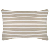 NNEDSZ Cushion Cover-With Piping-Hampton Stripe Beige-35cm x 50cm