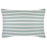 NNEDSZ Cushion Cover-With Piping-Hampton Stripe Seafoam-35cm x 50cm
