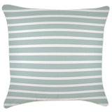 NNEDSZ Cushion Cover-With Piping-Hampton Stripe Seafoam-60cm x 60cm