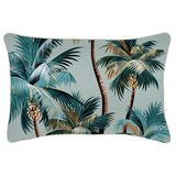 NNEDSZ Cushion Cover-With Piping-Palm Trees Seafoam-35cm x 50cm