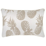 NNEDSZ Cushion Cover-With Piping-Pineapples Beige-35cm x 50cm