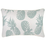 NNEDSZ Cushion Cover-With Piping-Pineapples Seafoam-35cm x 50cm