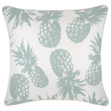 NNEDSZ Cushion Cover-With Piping-Pineapples Seafoam-45cm x 45cm