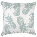 NNEDSZ Cushion Cover-With Piping-Pineapples Seafoam-60cm x 60cm