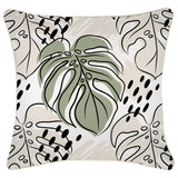 NNEDSZ Cushion Cover-With Piping-Rainforest Sage-45cm x 45cm