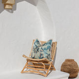 NNEDSZ Cushion Cover-Coastal Fringe-Palm Trees Sage-60cm x 60cm