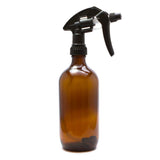 NNEDSZ 5x 500ml Amber Glass Spray Bottle + Trigger - Refillable Oil Dispenser