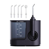 NNEDSZ Water Jet Dental Flosser 1000ml Black - Electric Oral Pressure Irrigator