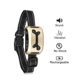 NNEDSZ Dog Bark Collar - Sound and Vibration Automatic USB Rechargeable Training Device