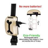 NNEDSZ Dog Bark Collar - Sound and Vibration Automatic USB Rechargeable Training Device