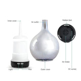 NNEDSZ Essential Oil Aroma Diffuser - Mirror 3D Fireworks Aromatherpay Mist Humidifier