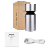 NNEDSZ Essential Oil Car Diffuser USB Rechargeable - Aromatherapy Waterless Nebulizer