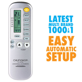 NNEDSZ Universal Aircon Remote Replacement Silver - AC Air Conditioner Control 1 in 1000 Brands