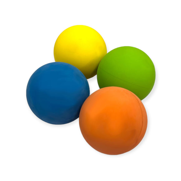 NNEDSZ High Bounce Hand Balls 4 Colour Pack - Rubber Bouncing Set
