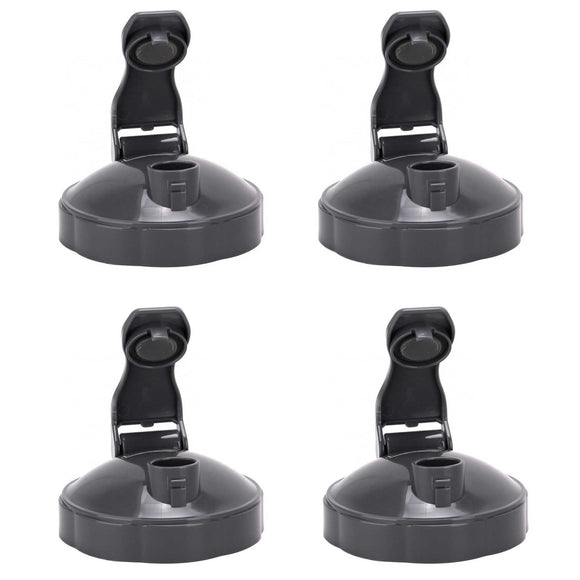 NNEDSZ 4x For NutriFlip Top Fliptop Fresh Lid - All 600 and 900 Model Nutri Cups