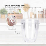 NNEDSZ For NutriSmall Short Little 18 Oz Cup - For 600W + 900W Model Replacement