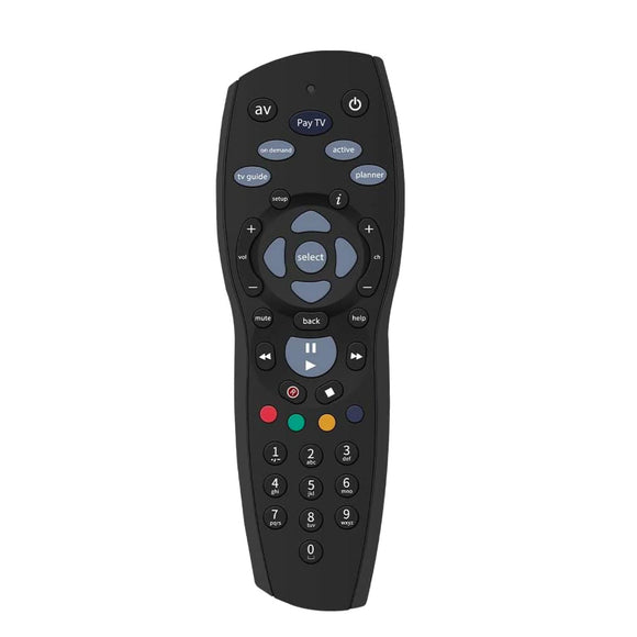 NNEDSZ 4x PayTV Remote Control Compatible with Foxtel MYSTAR SKY NEW ZEALAND - Black