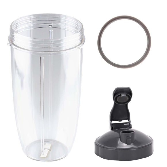 NNEDSZ For NutriColossal Large Cup + Fliptop Lid + Grey Seal - 900 600 Models